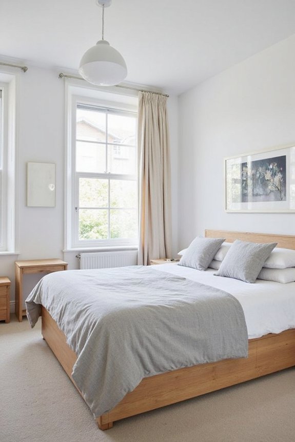 open up with light neutrals