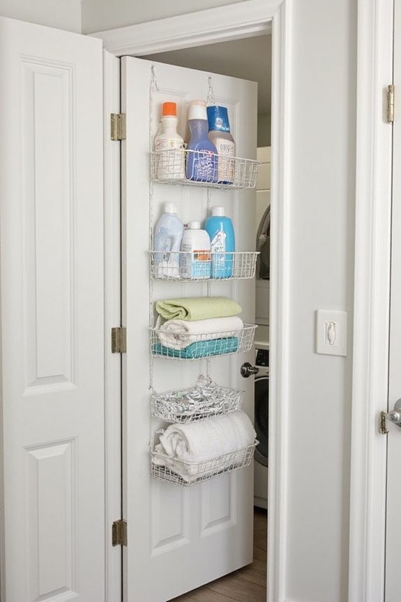 over the door storage potential