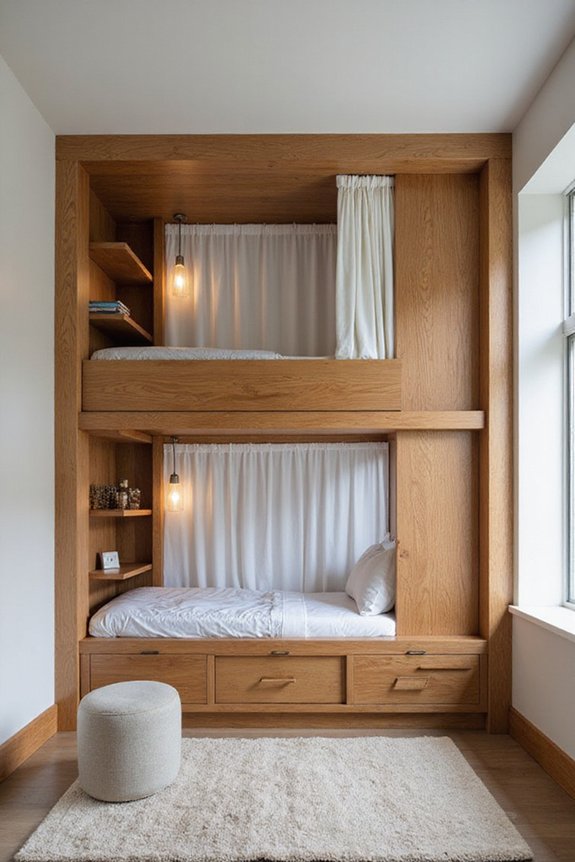 personalized private sound dampened customized bunk beds