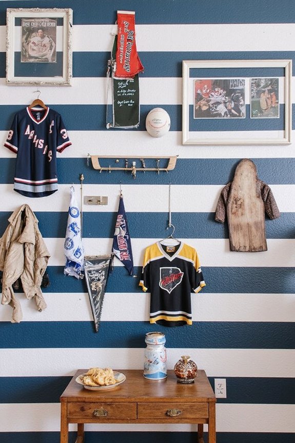 personalized sports memorabilia display showcase