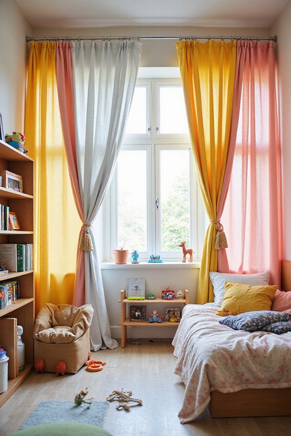privacy enhancing curtain dividers