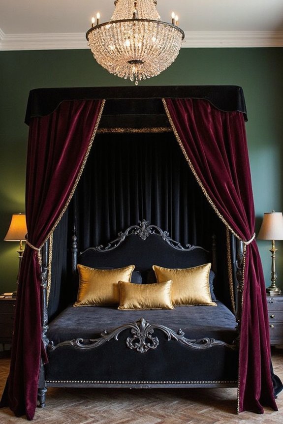 regal dramatic moody mysterious