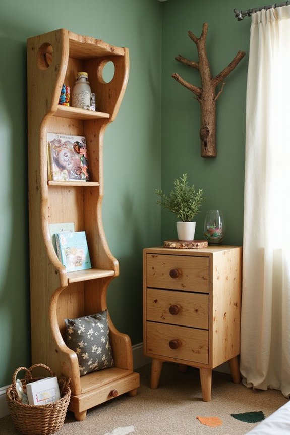 rustic natural tree inspired calming