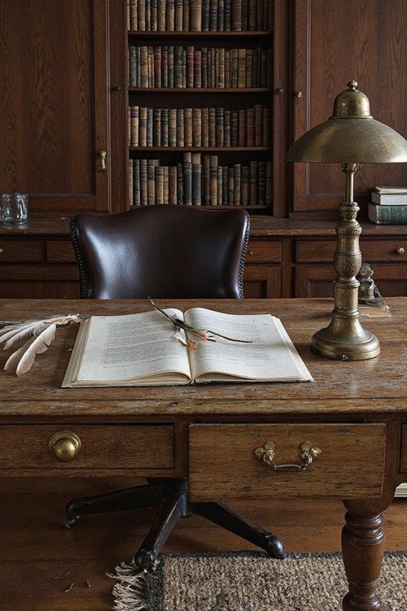 scholarly tradition character weathered vintage