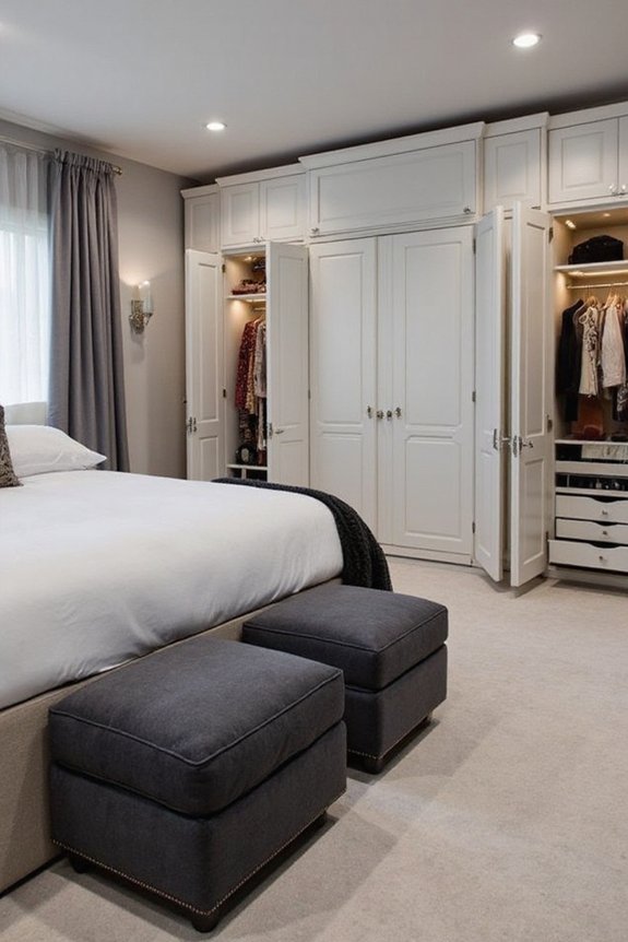 serene sophisticated dual purpose storage solutions