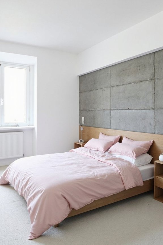 serene sophisticated minimalist pink elegance