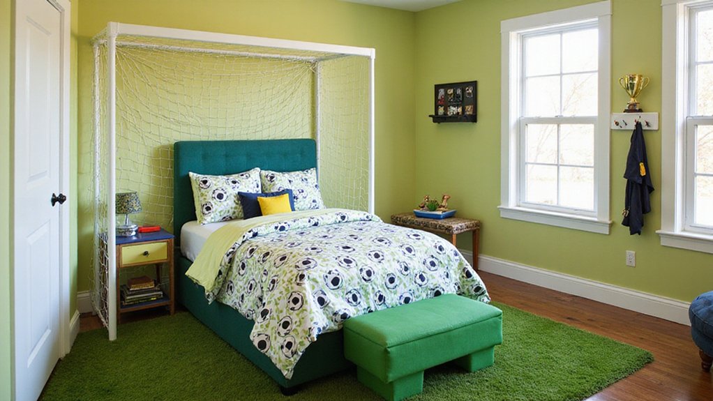 soccer themed kids decor