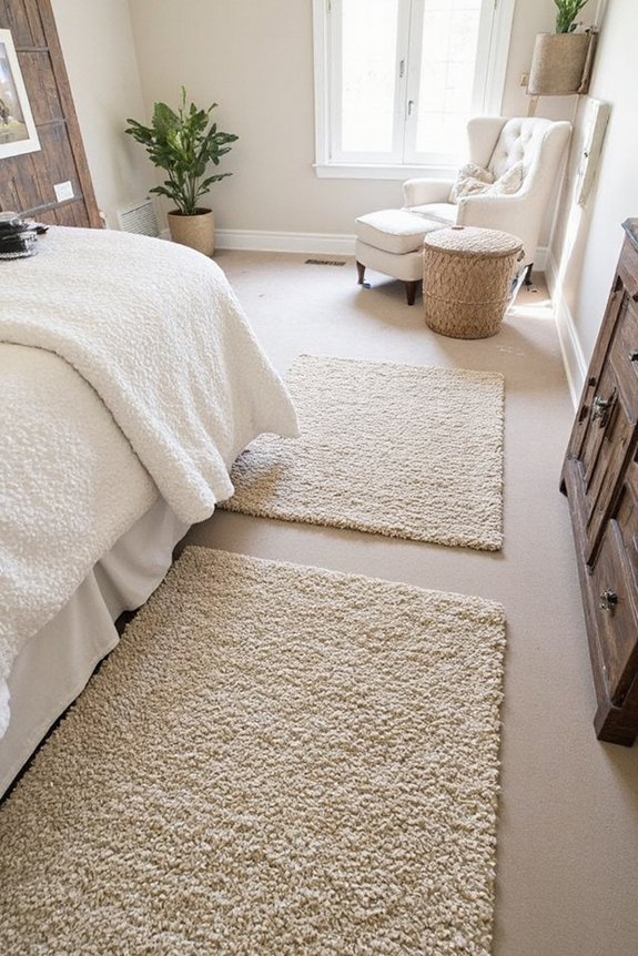 soft plush cozy bedroom atmosphere