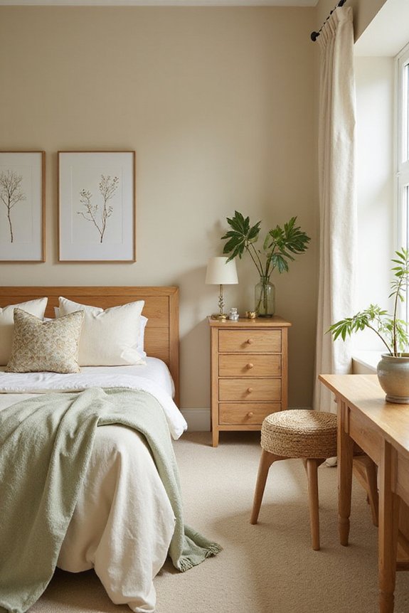 soothing calming neutral color palette