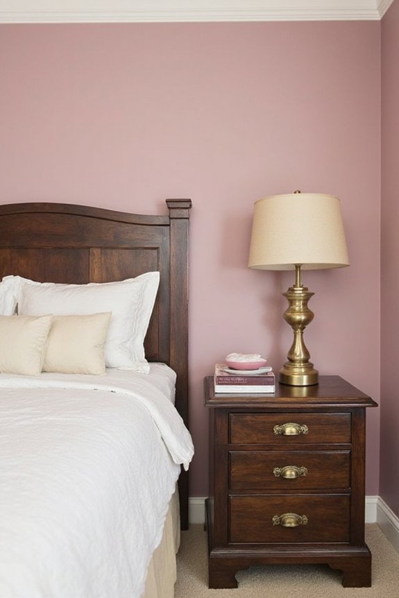 sophisticated romantic earthy bedroom