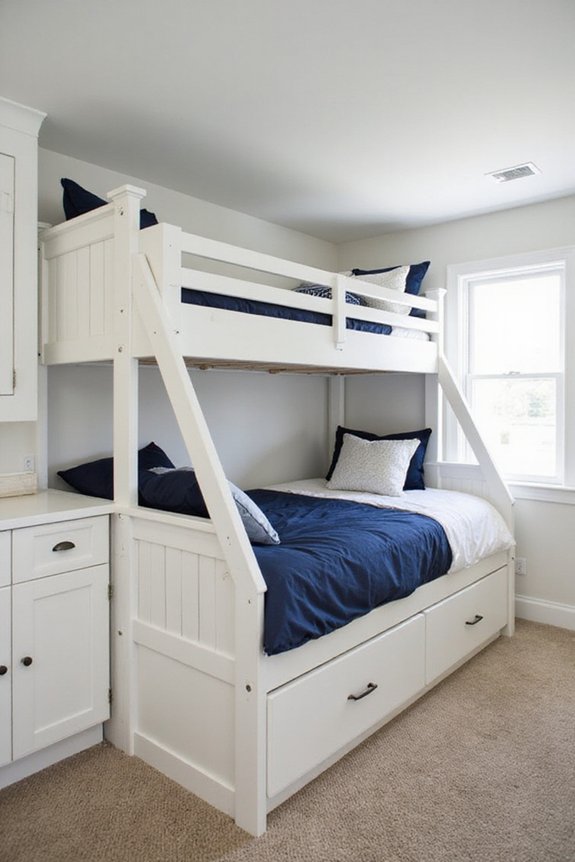 space efficient corner bunks