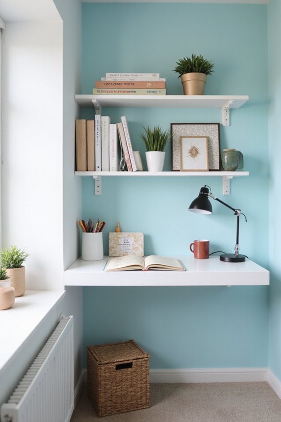 space efficient desk design