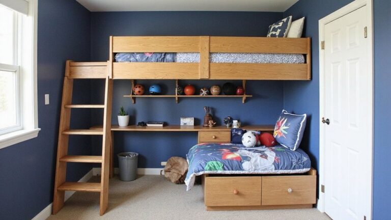 space saving boys bunk beds
