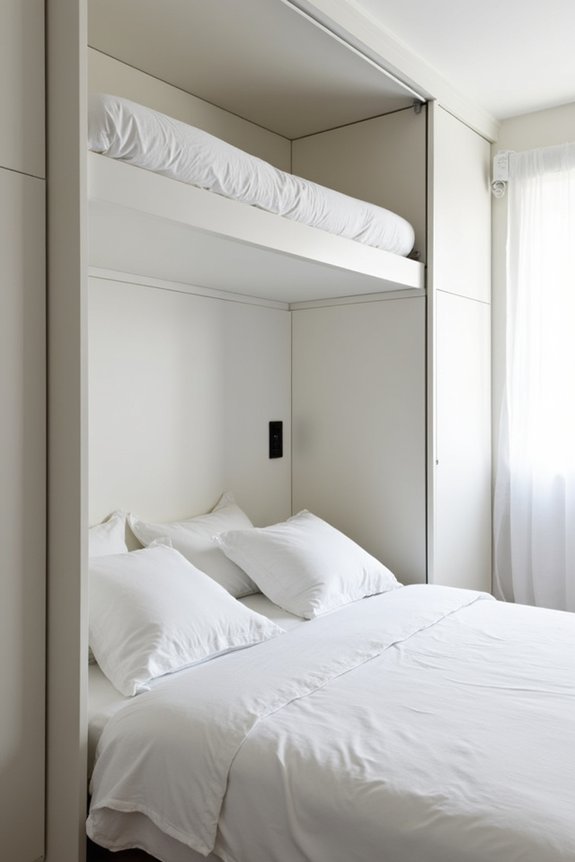 space saving multifunctional murphy bunk beds