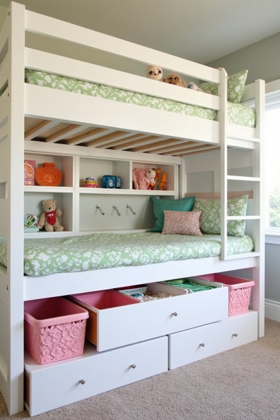 storage loft maximizes organization