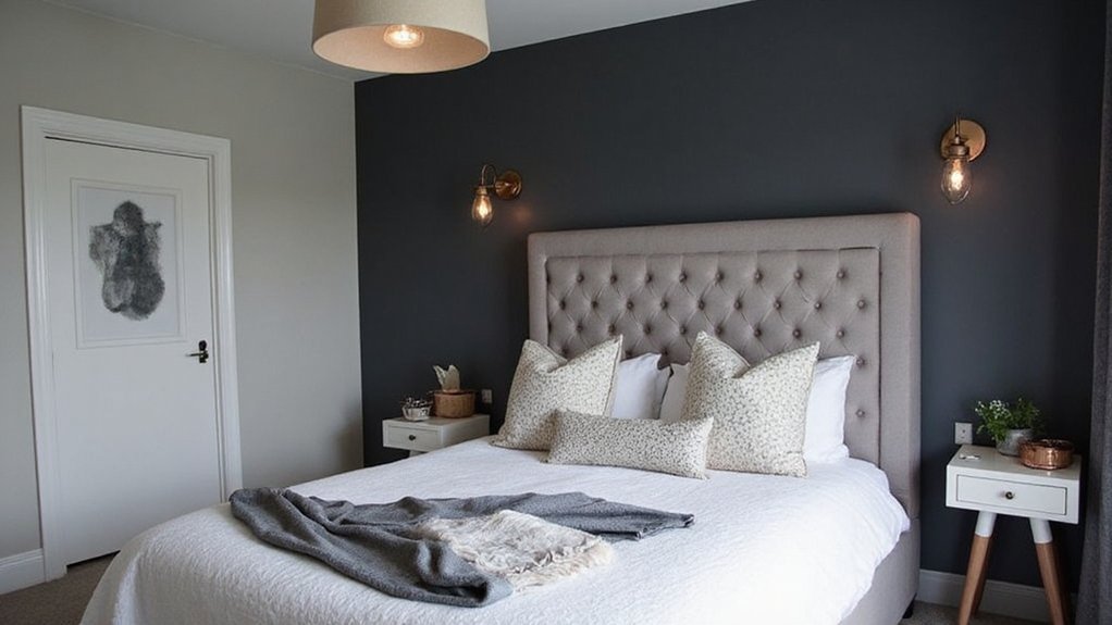 stylish grey bedroom design ideas