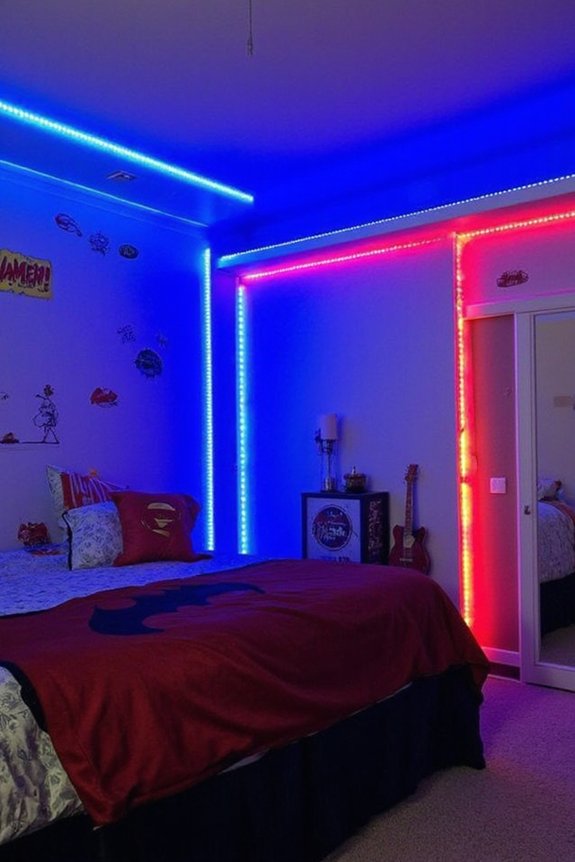 superhero command center dramatic ambiance