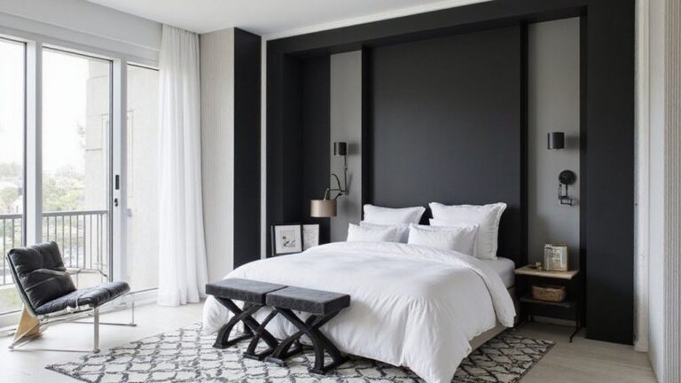 timeless monochrome bedroom design ideas