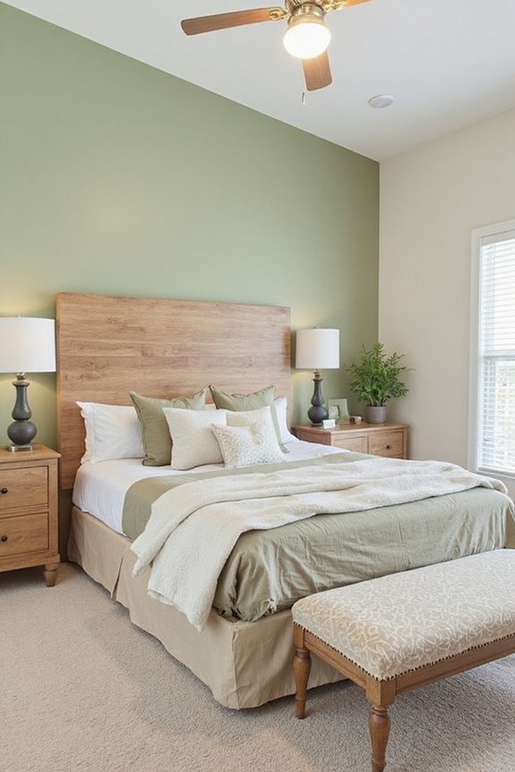 tranquil sage natural wood retreat