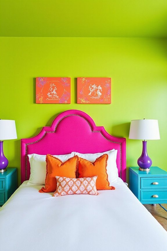 unexpected daring visually captivating color combinations