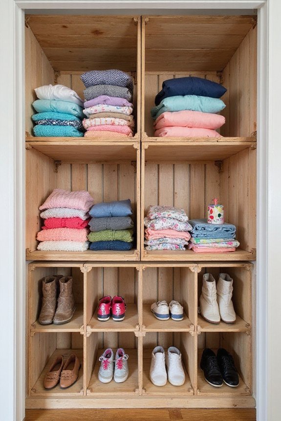versatile crate storage system for kids