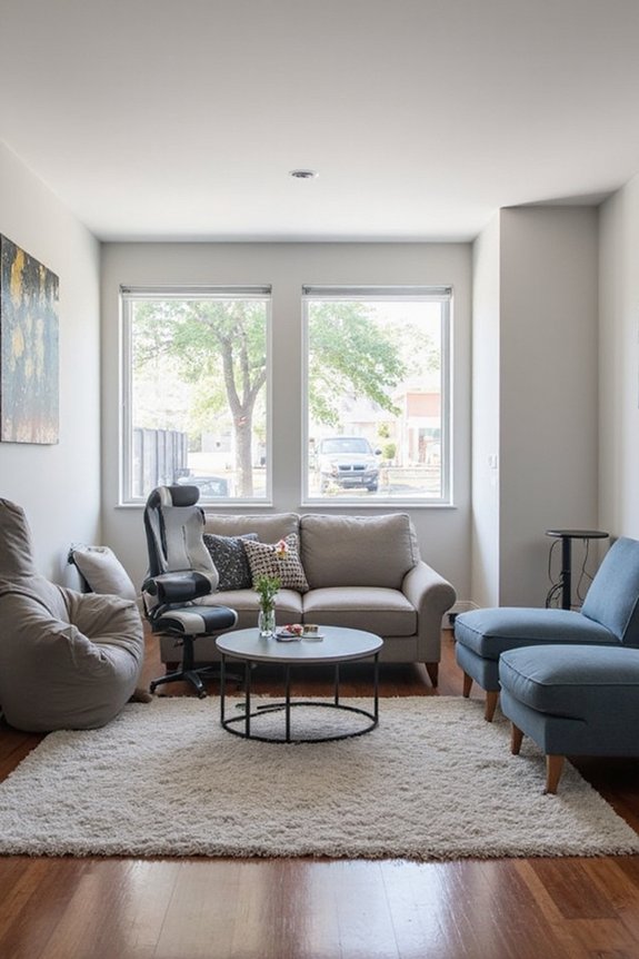 versatile seating for social gathering