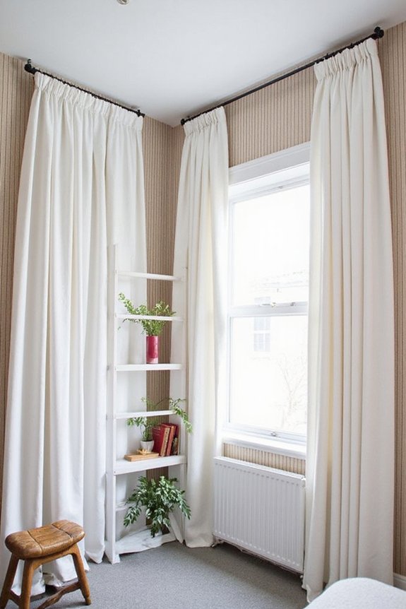 vertical design creates illusion of height