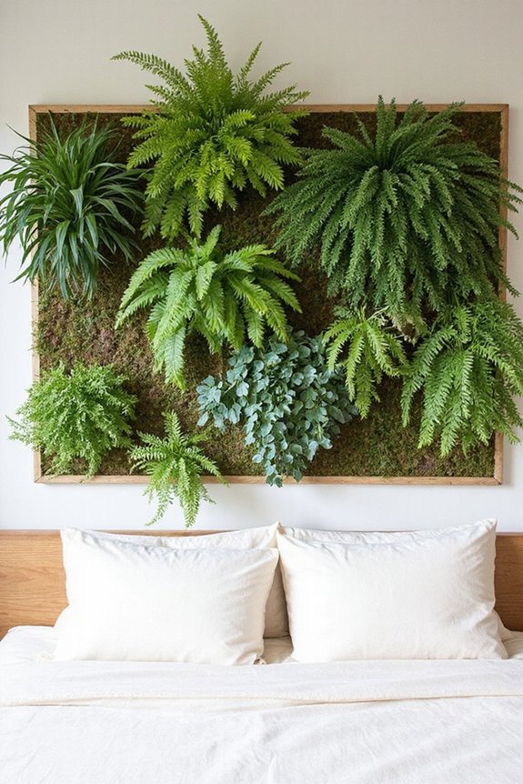 vertical low maintenance calming focal point