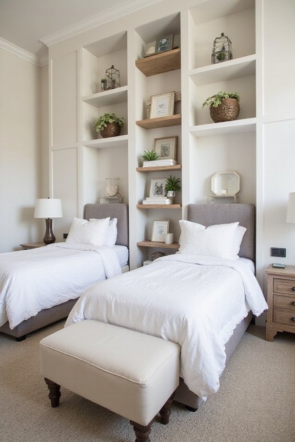 vertical storage optimizes tight spaces