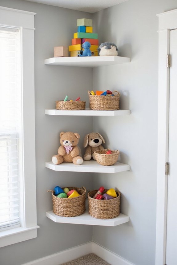 vertical versatile space saving multipurpose shelves