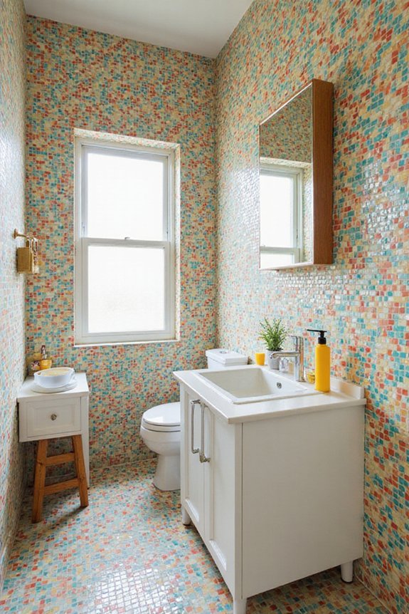 vibrant durable playful bathroom decor