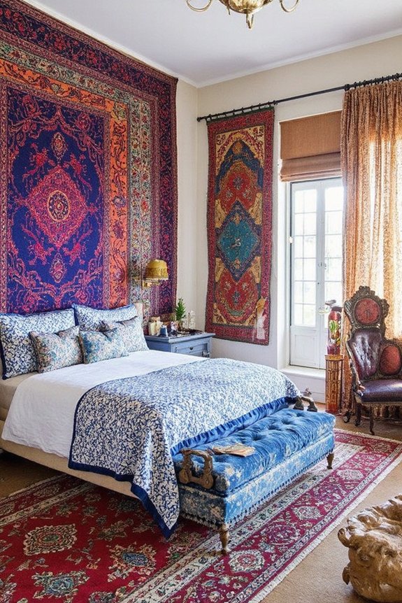vibrant intricate authentic bohemian