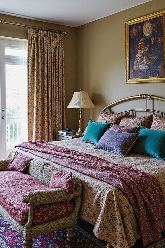 vibrant layered textured eclectic