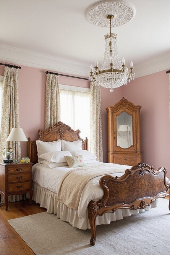 weathered floral vintage romantic